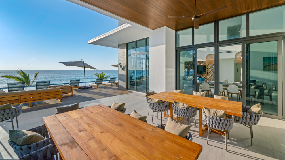 oceanfront vacation rental with private pool