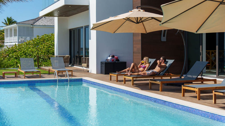 oceanfront vacation rental with private pool